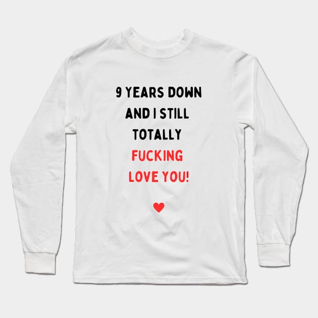 9th anniversary Long Sleeve T-Shirt by reesea